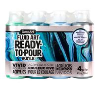 DECO ART Silver SEA Paint Pouring Pack