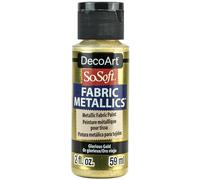 Deco Art SO- Soft Fabric METLC Glori.Gold, Glorious Gold, One Size