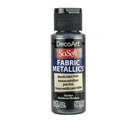 Deco Art SO- Soft Fabric METLC Obsidian, One Size