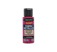 Deco Art SO- Soft Fabric METLC TOURM, Pink Tourmaline, One Size