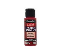 DECO ART SOSOFT Fabric Paint Santa RED, One Size