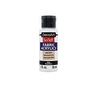 DECO ART SOSOFT Fabric Paint White, One Size