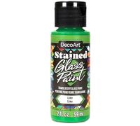 Deco Art Translucent Stained Glass Acrylic Paint 59ml (2oz) - Lime