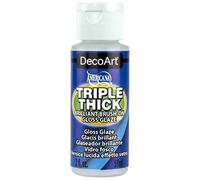 Deco Art Triple Thick Brilliant Brush-On Gloss Glaze 2Oz-