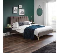 Deco Bed - Grey Fabric - Sizes Available