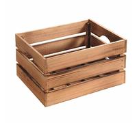 Deco Box 40x30x23cm Wine Fruit Boxes to Live No Matter Wooden