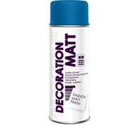 DECO COLOR DECORATION_MATT UNIVERSAL SPRAY PAINT MULTI-PURPOSE SATIN MATT FINISH ART CRAFT ART DECOR DIY (RAL 5005 Blue signal_matt)
