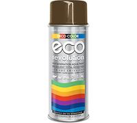 DECO COLOR ECO Revolution Water Based ACRYL Spray Paint 400ml STYROFOAM POLYSTYRENE Fabrics Flowers Sensitive Materials Art Decor Craft DIY (RAL 8011 Brown nut)