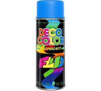 DECO COLOR Fluorescent 400ml Spray Paint Fluo Visible NEON Bright Blazing Glowing Art Craft (Blue)