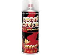 DECO COLOR Heat Resistant Spray Paint HIGH Temperature STOVES EXHAUSTS BBQ VHT XHT (Transparent)