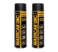 DECO COLOR MASTICAR UBC 500ml MAINTENANCE SPRAY CHASSIS UNDERBODY COATING ANTIRUST ANTICORROSIVE SEAL PROOF STONE GUARD CAR AUTO VEHICLE BLACK