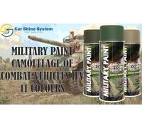 Deco Color Military Spray Paint Camouflage Army Paintball Airsoft ASG MilSim DIY; 11 Colours 400ml (RAL 9010 Flat White)