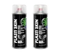 DECO COLOR PLASTISKIN 400ml Removable Film PEELABLE WRAP Rubber Spray Paint 10 Colours Range (RAL 0000 Transparent)