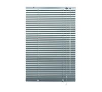 Deco Company aluminum blind for clamping, silver-blue, 60 x 130 cm
