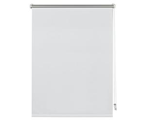 Deco Company Roller Blind-Thermal with Thermal Backing for Clamped on, High Light Reflection, Energy-Saving, Opaque, All Mounting Material Included, White, 85 x 150 cm (WxH), 23-1035