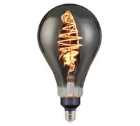 Nordlux E27 Ps160 Deco Indoor Warm White Dimmable Led Light Bulb In Smoked (Diam) 16Cm