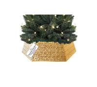 Deco Express Christmas Tree Skirt Gold Xmas Décor Decoration Deco Express Gold