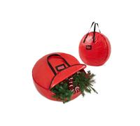 Deco Express Christmas Wreath Storage Bag in Red Deco Express Red