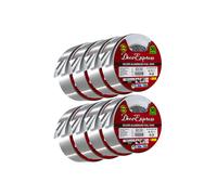 Deco Express Men's 8 Rolls Silver Aluminium Foil Tape 400M Deco Express Silver