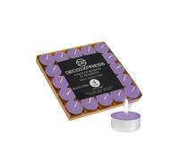 Deco Express Scented 25 Packs Tealights - Black Cherry in Purple Deco Express Purple