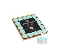 Deco Express Scented 25 Packs Tealights - Cool Eucalyptus in Green Deco Express Green