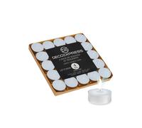 Deco Express Scented 25 Packs Tealights - Let It Snow in Blue Deco Express Blue