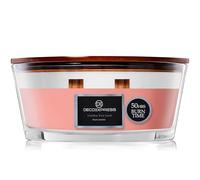 DECO EXPRESS Scented Candles, Double Wick Crackle Candles, Long 50 Hours Burn Time, Calming & Cosy Home Decor, Birthday, Valentine’s Day & Mother’s Day Decor & Gift Idea (Peach Jasmine)