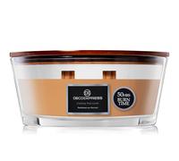 DECO EXPRESS Scented Candles, Double Wick Crackle Candles, Long 50 Hours Burn Time, Calming & Cosy Home Decor, Birthday, Valentine’s Day & Mother’s Day Decor & Gift Idea (Sandalwood/Patchouli)