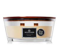 DECO EXPRESS Scented Candles, Double Wick Crackle Candles, Long 50 Hours Burn Time, Calming & Cosy Home Decor, Birthday, Valentine’s Day & Mother’s Day Decor & Gift Idea (Vanilla Macaroon)