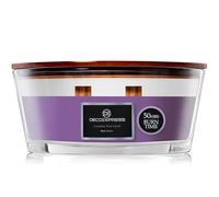 DECO EXPRESS Scented Candles, Double Wick Crackle Candles, Long 50 Hours Burn Time, Calming & Cosy Home Decor, Birthday, Valentine’s Day & Mother’s Day Decor & Gift Idea (Black Cherry)