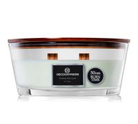 DECO EXPRESS Scented Candles, Double Wick Crackle Candles, Long 50 Hours Burn Time, Calming & Cosy Home Decor, Birthday, Valentine’s Day & Mother’s Day Decor & Gift Idea (Let It Snow)