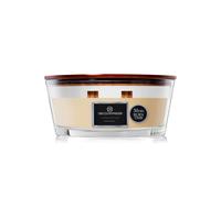 Deco Express Woodwick Candles - Vanilla Macaroon in Beige Deco Express Beige