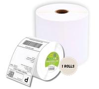 Deco Fluer Self-Adhesive Labels 4"x6" Ideal for Thermal Printer [Pack of 1-500 Label]