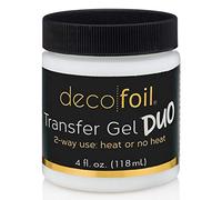 Deco Foil Transfer Gel Duo - Permanent Transfer Medium with Heat or Pressure