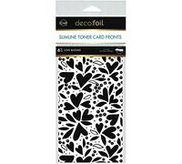 Deco Foil White Toner Sheets 4"X9" 6/Pkg-Love Blooms