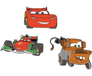 Deco Fun 23670 Cars Foam Elements Set of 3