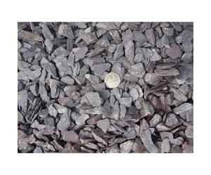 Deco-pak 20mm Plum Slate Aggregate Bulk Bag - 850 Kg - L100 X W100 X H80 Cm