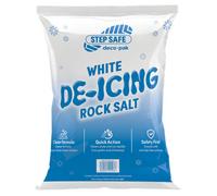 Deco-Pak White Rock Salt - Ideal For Weed Killing, Snow Ice Melting, Path Driveway Gritting - 20Kg