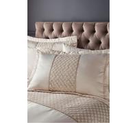 'Deco Sequin' Quilted Pillow Sham Pair Catherine Lansfield Gold Standard Pillow Case
