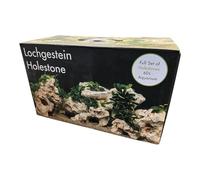 Deco-Set Natural Hole Stone Aquarium Rock for 60L Fish Tanks, Tropical & Cold Water Safe Decorative Rock with Natural Caves, Fish & Reptile Friendly (Hole Stone, 60 Litre Set) Hanicks GB144