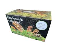 Deco-Set Natural Ohko Dragon Stone Aquarium Rock for 60L Fish Tanks, Tropical & Cold Water Safe Decorative Rock with Natural Caves, Fish & Reptile Friendly (Dragon Stone, 60 Litre Set) Hanicks GB142