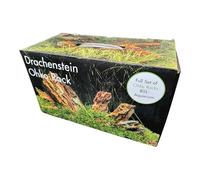 Deco-Set Natural Ohko Dragon Stone Aquarium Rock for 80L Fish Tanks, Tropical & Cold Water Safe Decorative Rock with Natural Caves, Fish & Reptile Friendly (Dragon Stone, 80 Litre Set) Hanicks GB143