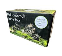 Deco-Set Natural Seiryu Stone Aquarium Rock for 60L Fish Tanks, Tropical & Cold Water Safe Decorative Rock with Natural Caves, Fish & Reptile Friendly (Seiryu Stone, 60 Litre Set) Hanicks GB140