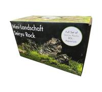 Deco-Set Natural Seiryu Stone Aquarium Rock for 80L Fish Tanks, Tropical & Cold Water Safe Decorative Rock with Natural Caves, Fish & Reptile Friendly (Seiryu Stone, 80 Litre Set) Hanicks GB141