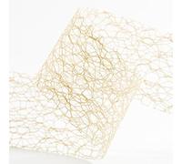 Deco Web Mesh Ribbon 38mm x 20 Metres - Ivory