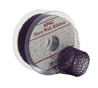 Deco Web Ribbon 38mm X 20M 2 Pack - Purple
