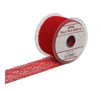 Deco Web Ribbon 70mm X 20M - Red