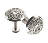 Deco Window 2 Pcs Curtain Holdback for Curtains Wall Mounted Metal Drapery Hook for Door Window Treatment Sheer and Blackout Panels(Silver)