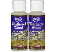 DecoArt 2 Ounces Weathered Wood Crackling Medium DAS8-3 (Pack of 2)