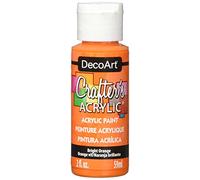 DecoArt 59 ml Crafters Acrylic, Bright Orange